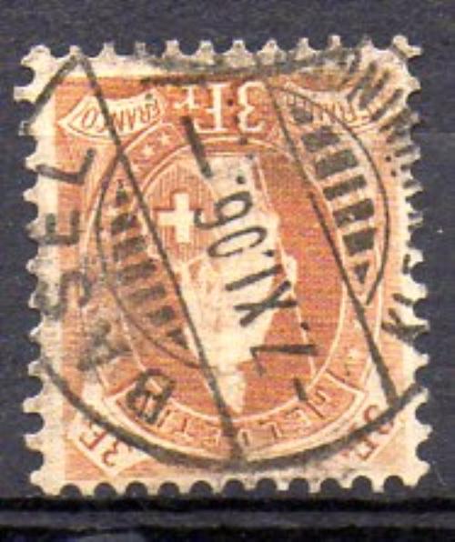 Suiza Año 1894 Nº Zumstein 72D (o)